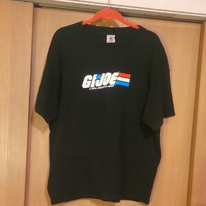 G.I. Joe Black Tee with Bold Logo XL
